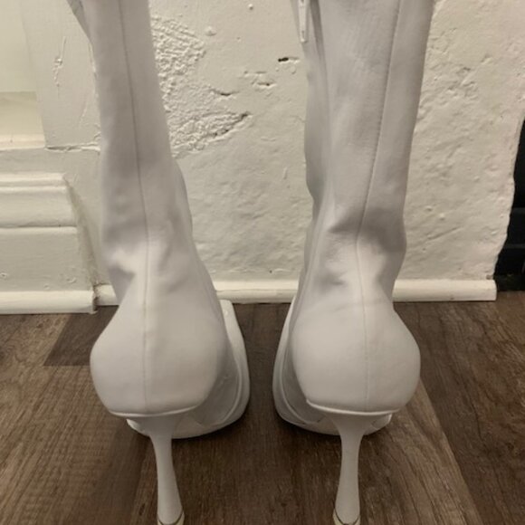 Alexander Wang Vanna High Heel Stretch Mid Calf Boots EU 37 US 7 - Picture 6 of 7